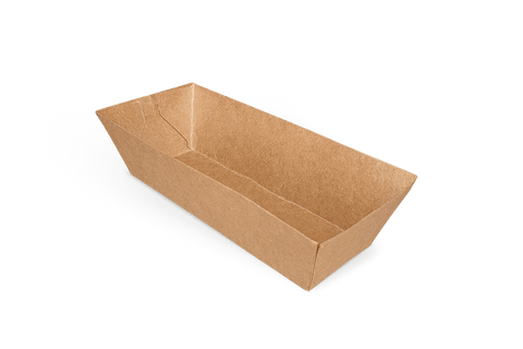 Klika - Croquette Trays A5 Kraft Bio | 1000 pièces