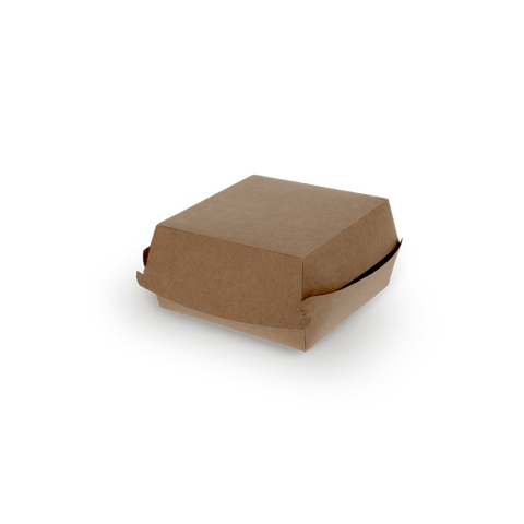 Klika - Hamburger Tray Medium Kraft Bio | 600 pièces