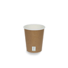 Klika - Tasse à café en carton 230cc 8oz aspect kraft FSC Mix Credit