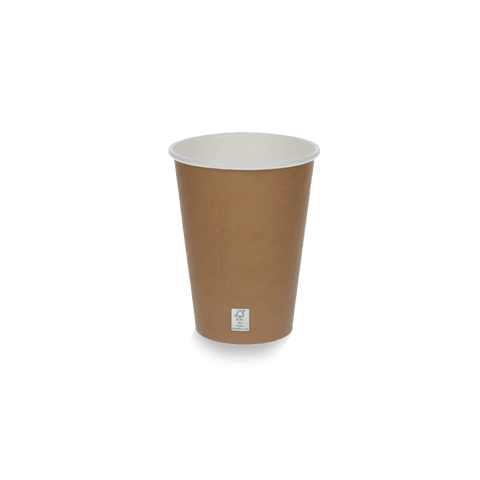 Klika - Kartonnen koffiebeker 360cc 12oz kraftlook | 1000 stuks