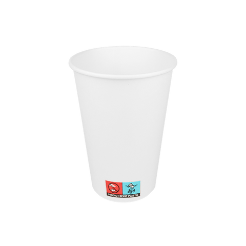 Klika - Cardboard Coffee Cup 180cc 7.5oz White | 2500 pièces