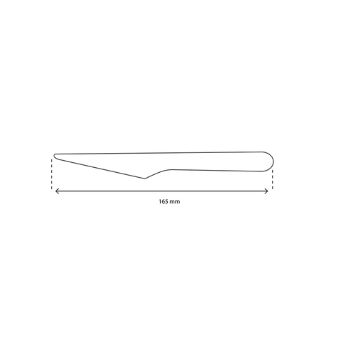 Klika - Kartonnen mes 165mm BIO | 100 stuks