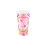 Klika - Gobelet à milkshake grand 500/560 ml 20oz rose FSC Mix Credit carton