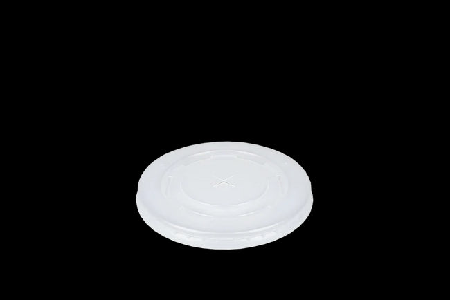 Couvercle PS Milkshake tasse plat avec croix Ø90mm 50 pièces