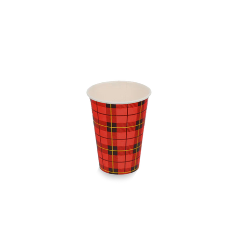 Klika - Tasse à café en carton 180cc 7.5oz tartan y