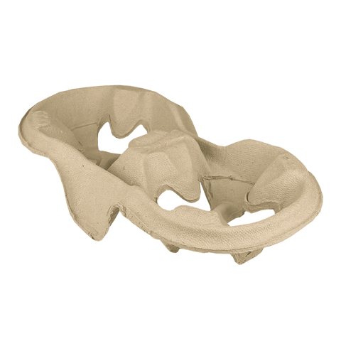 Klika - Plateau de transport pour 2 gobelets en carton recyclé