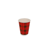Klika - Pappkaffeetasse 150cc 6oz Tartan Y