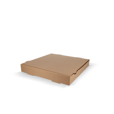 Klika - Pizza -Kisten 29x29x4cm Kraft Brown Bio | 100 Stück