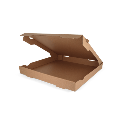 Klika - Pizzadozen 32x32x4cm kraft bruin BIO | 100 stuks