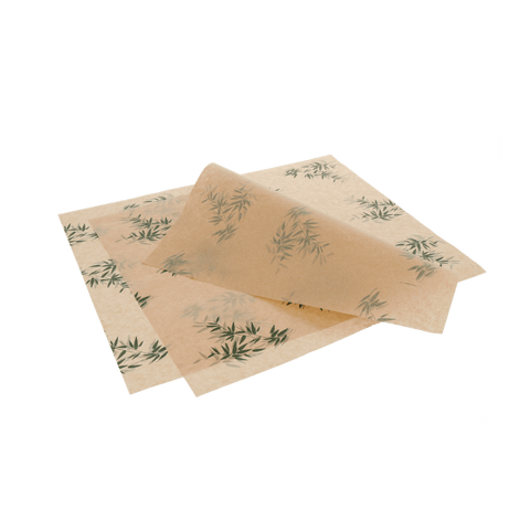 Klika - Fett -freies Papier 28x34cm Hamburger Sheets Bamboo Bio | 1000 Stücke