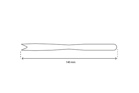 Klika - Houten snackvork 140mm 100% FSC® BIO | 1000 stuks