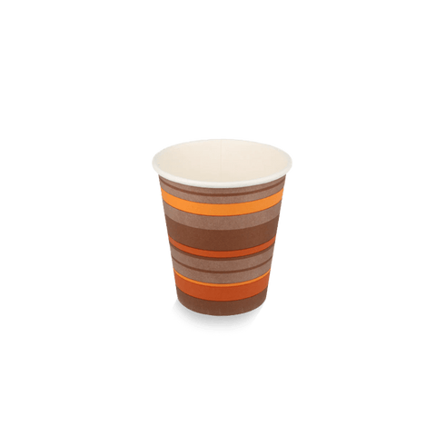 Klika - Cardboard Coffee Cup 300cc 10oz Striped | 1000 pièces