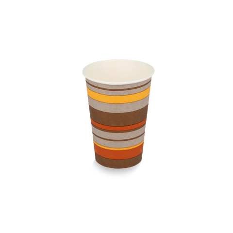 Klika - Cardboard Coffee Cup 180cc 7.5oz Striped | 2500 pièces