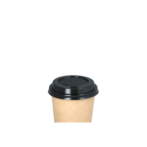 Klika - Koffiebeker deksels zwart Ø63mm | 1000 stuks