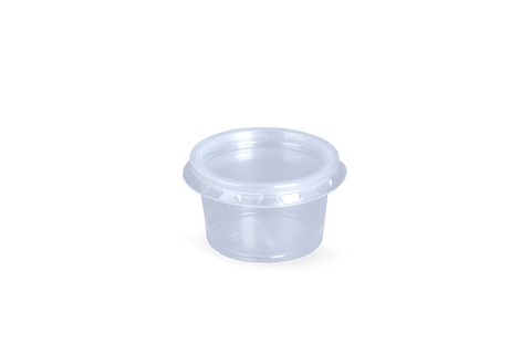 Klika - Coud Round Container 30cc Ø46mm Transparent | 1000 pièces