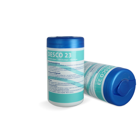 Klika -  alcohol desinfectiedoekjes in bus 6x150