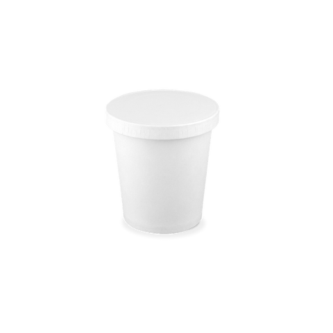 Klika - Kartonnen Saus Cup 4oz 110/120ml Ø62mm Wit | 500 stuks