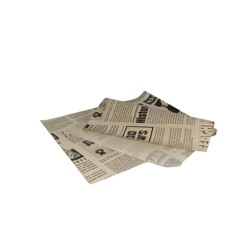 Klika -  Vetvrij papier 33x30cm hamburgervellenkrant bruin