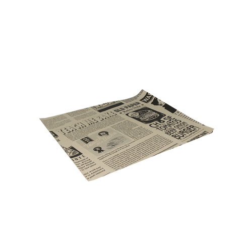 Klika -  Vetvrij papier 33x30cm hamburgervellenkrant bruin