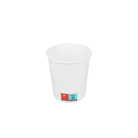 Klika - Tasse à café en carton 177cc 7oz blanc