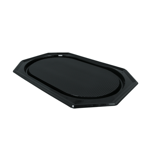 Klika - Catering-Tabletts achteckig 55 cm schwarz PET