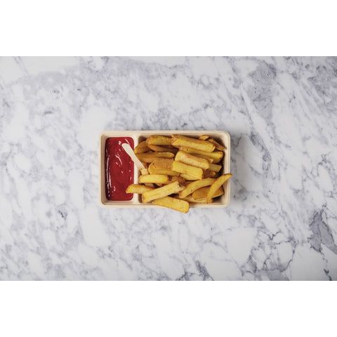 Klika -  Frietbakjes A23 (A7+1) suikerriet BIO