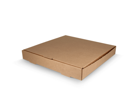 Klika - Pizza Boxs 30x30x4cm Kraft Brown Bio | 100 pièces