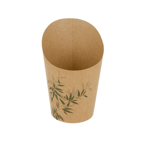 Klika - Wrap snackbeker middel Kraft bamboe | 100 stuks