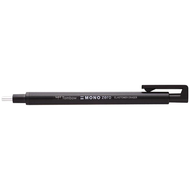 Tombow - Gumstift Mono Zero avec point rond, rechargeable, noir