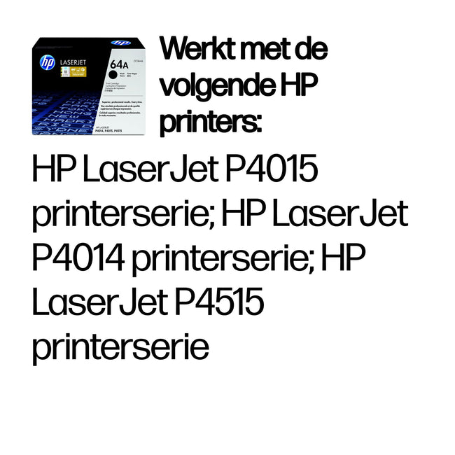 HP - Cartouche toner cc364a 64a noir