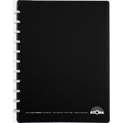 Atoma - Carnet Eco, ft A4 +, 120 pages, ligné, avec 6 onglets et 5 pochettes de présentation, assortis