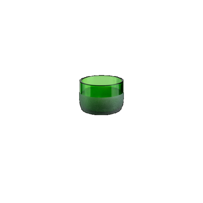 Verre Iwas vert dépoli, 12cl, 7,4 x 5,1cm, boîte de 4 pièces