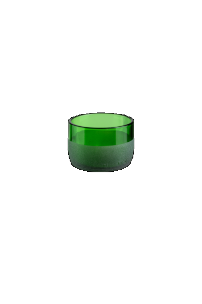 Verre Iwas vert dépoli, 12cl, 7,4 x 5,1cm, boîte de 4 pièces