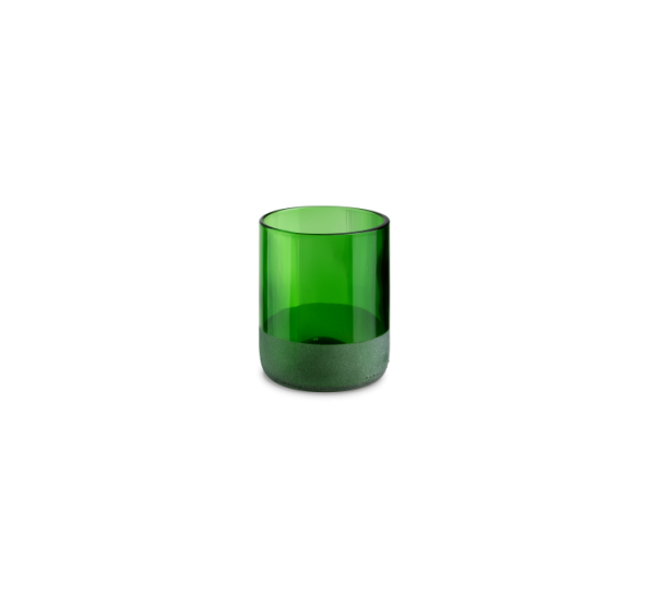 Verre Iwas vert dépoli, 25cl, 7,4 x 9cm, boîte de 4 pièces