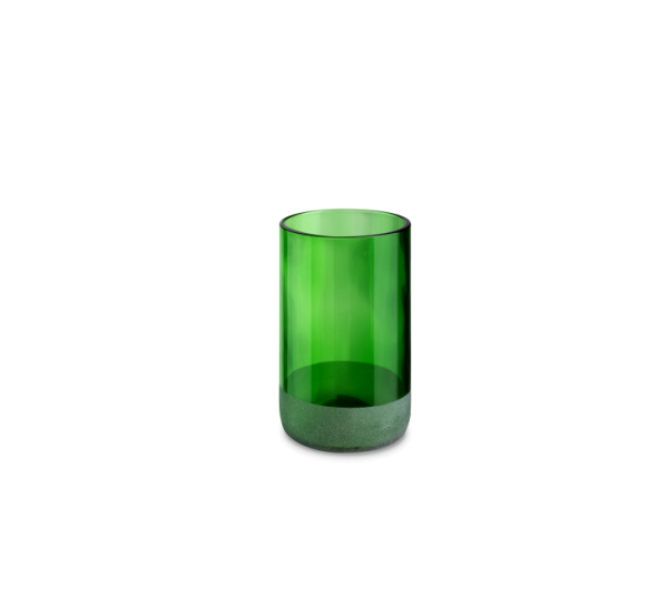Verre Iwas vert dépoli, 35,5cl/12oz, 7,4 x 12cm, boîte de 4 pièces