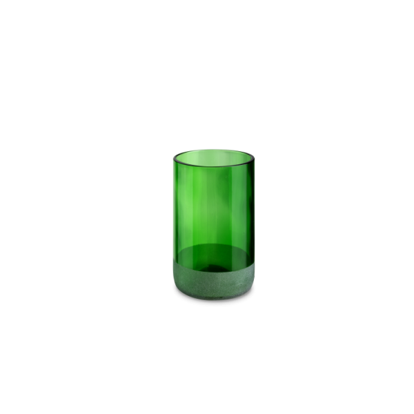 Iwas glas groen frosted, 35,5cl/12oz, 7,4 x 12cm, doos a 4 stuks