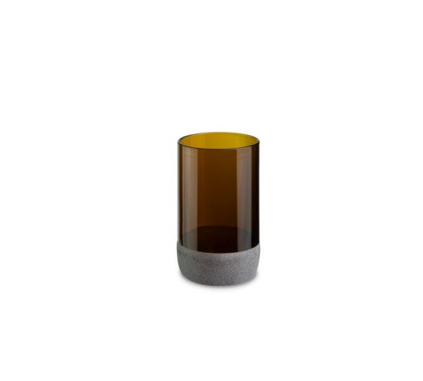 Verre Iwas bronze dépoli, 35,5cl/12oz, 7,4 x 12cm, boîte de 4 pièces