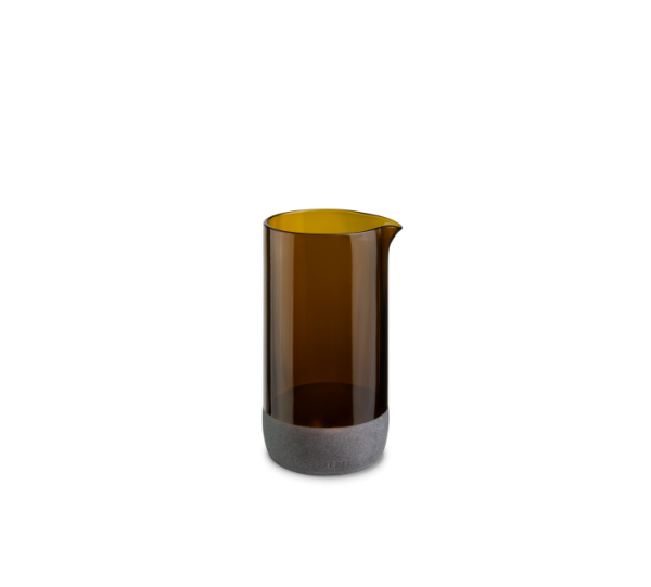 Iwas karaf brons frosted, 45cl/15,2oz, 7,4 x 14cm, per stuk