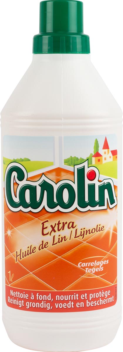 Carolin - Carolin Bodenreiniger extra Leinöl, 1 l Flasche