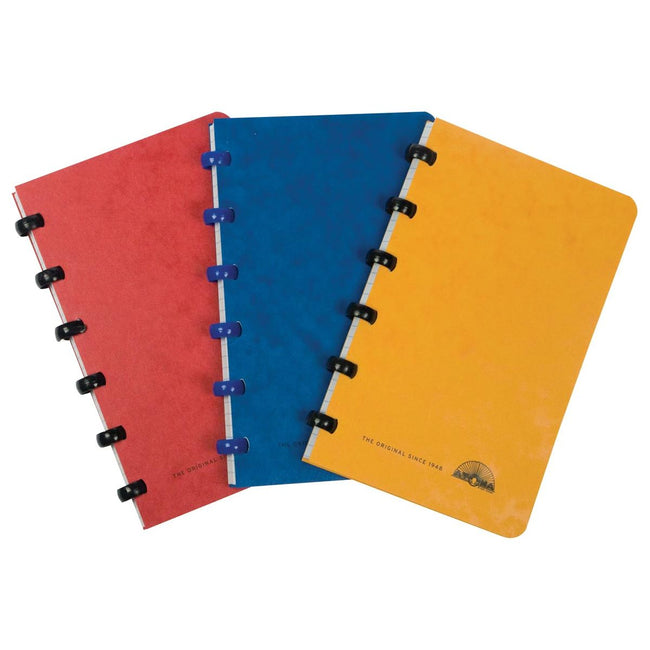 Atoma - cahier classique, ft 10 x 16,5 cm, 120 pages, couvercle en carton, couleurs assorties