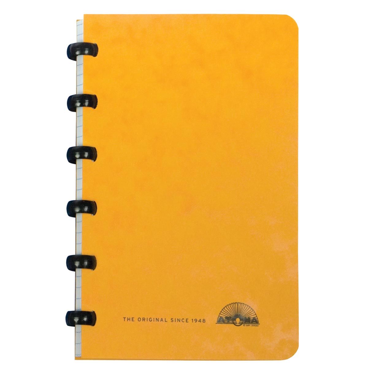 Atoma - Carnet Classique, pi 9,5 x 14 cm, 120 pages, couverture cartonnée, couleurs assorties