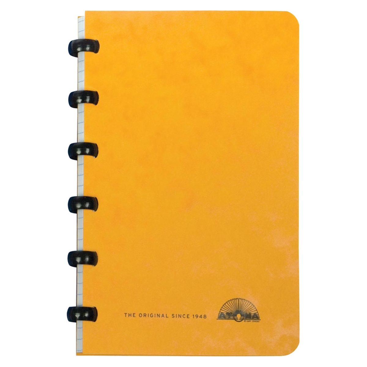 Atoma - cahier classique, FT 9,5 x 14 cm, 120 pages, couvercle en carton, couleurs assorties