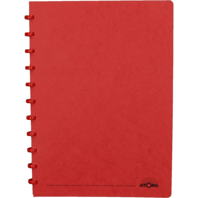 Atoma - carnet, ft A4, 144 pages, quadrillé 5 mm, rouge