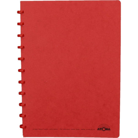 Atoma - carnet, ft A4, 144 pages, quadrillé 5 mm, rouge