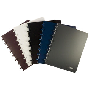Atoma -  schrift, ft A5, 144 bladzijden, PP, commercieel geruit, geassorteerde kleuren