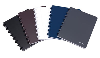Atoma – Notizbuch, ft A4, 144 Seiten, PP, liniert, verschiedene Farben