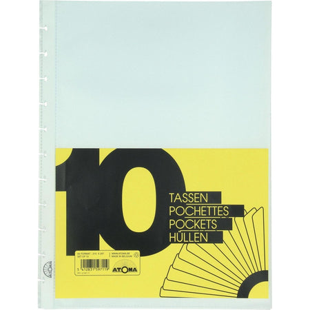 Atoma - Vitrines A4 11 trous transparentes
