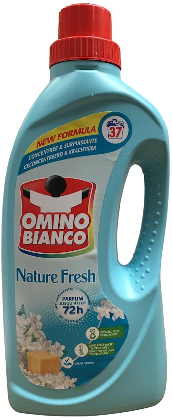 Omino Bianco - Omino Bianco Nature Fresh wasmiddel, 37 doseringen, fles van 1,48 l