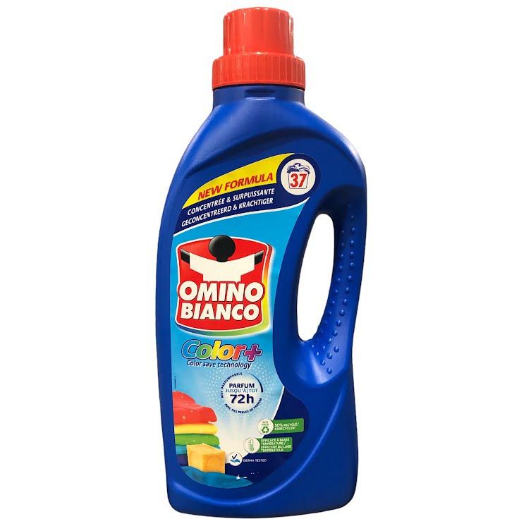 Omino Bianco -   Color+ wasmiddel, 37 doseringen, fles van 1,48 l