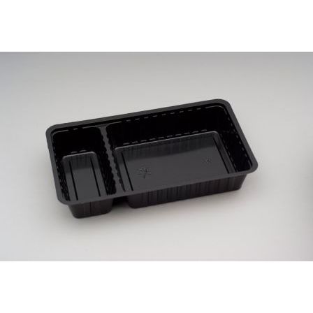 Timmers -  bakje PS A20+1 205x122x36mm zwart 250 stuks